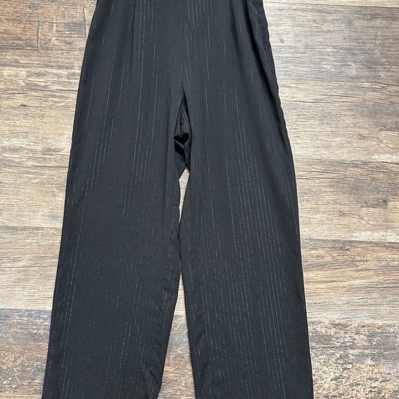 Michele Black Womens 12 Petite Trousers - Picture 1 of 5